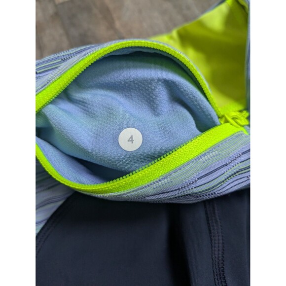 Lululemon Women Size 4 Blue Speed Tight IV Inkwell Space Dye Twist Leggings - Picture 6 of 6